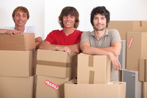 Moving boxes and household items with a local Kennington van service