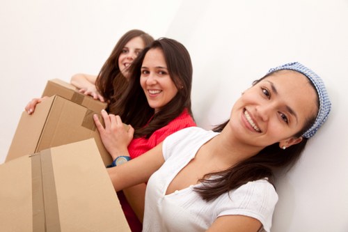 Loading furniture for a Kennington home or flat move
