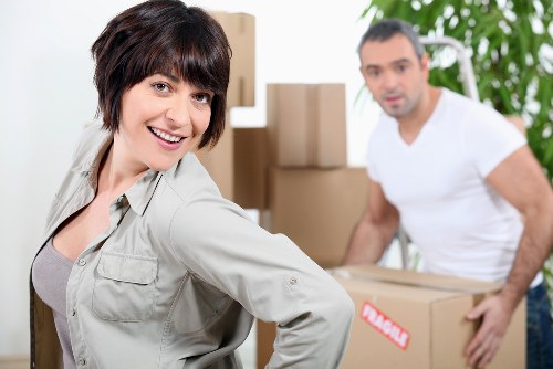 Selection of cardboard boxes and protective packing supplies